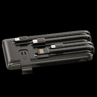 KTOOLS BOOST TRIO DAHILI KABLOLU 10.000 MAH SIYAH POWERBANK