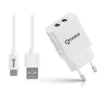 KTOOLS LIFE 2.4A 2USB TYPE C SEYAHAT SARJI 12W